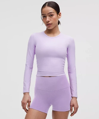 All It Takes Back-Twist Ribbed Long-Sleeve Shirt | Women's Long Sleeve Shirts