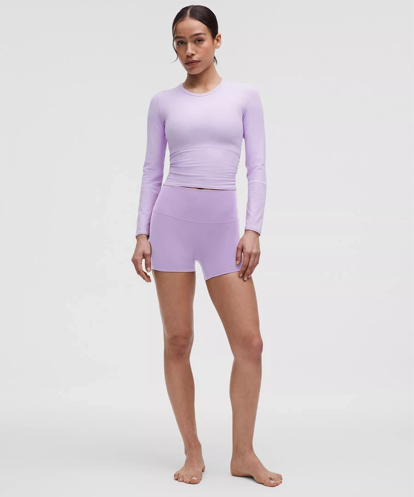 All It Takes Back-Twist Ribbed Long-Sleeve Shirt | Women's Long Sleeve Shirts