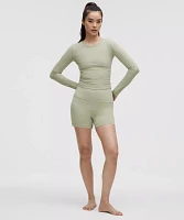 All It Takes Back-Twist Ribbed Long-Sleeve Shirt | Women's Long Sleeve Shirts