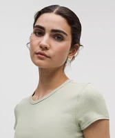 All It Takes Back-Twist Ribbed Short-Sleeve Shirt | Women's Short Sleeve Shirts & Tee's