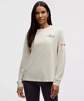 Team Canada Relaxed-Fit Cotton Jersey Long-Sleeve Shirt *CPC Logo | Women's Long Sleeve Shirts