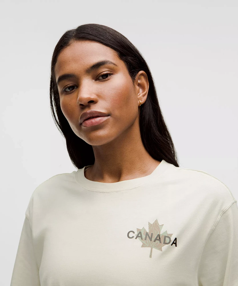 Team Canada Relaxed-Fit Cotton Jersey Long-Sleeve Shirt *CPC Logo | Women's Long Sleeve Shirts