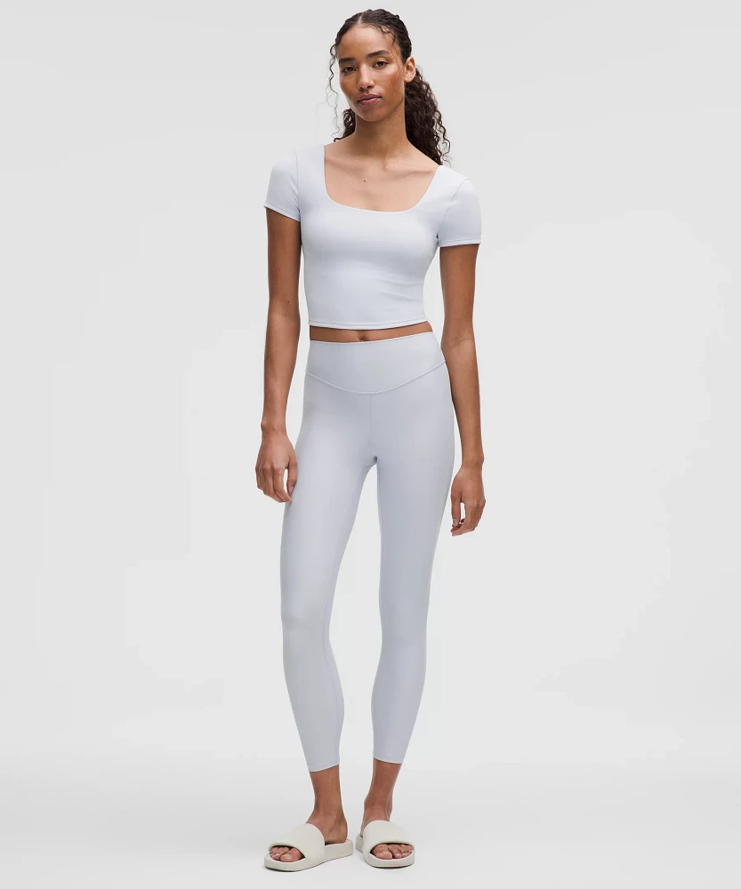 Wunder Under SmoothCover Square-Neck T-Shirt | Women's Short Sleeve Shirts & Tee's