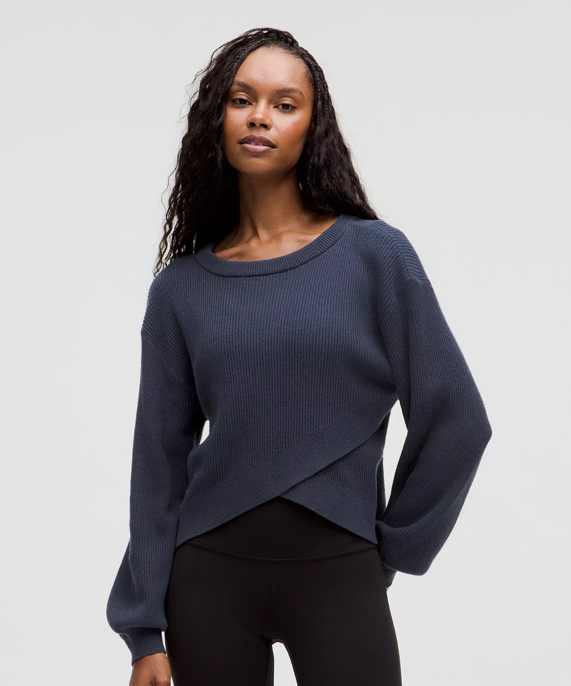 Reversible Crossover Sweater | Women's Sweaters