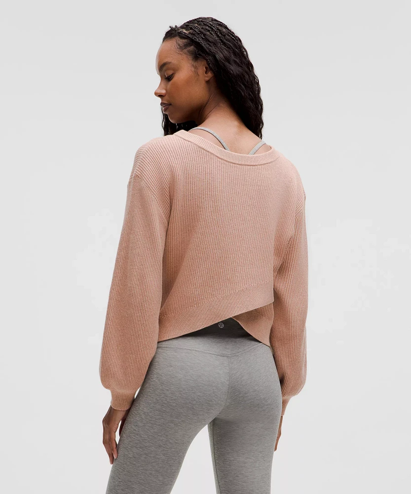 Reversible Crossover Sweater | Women's Sweaters