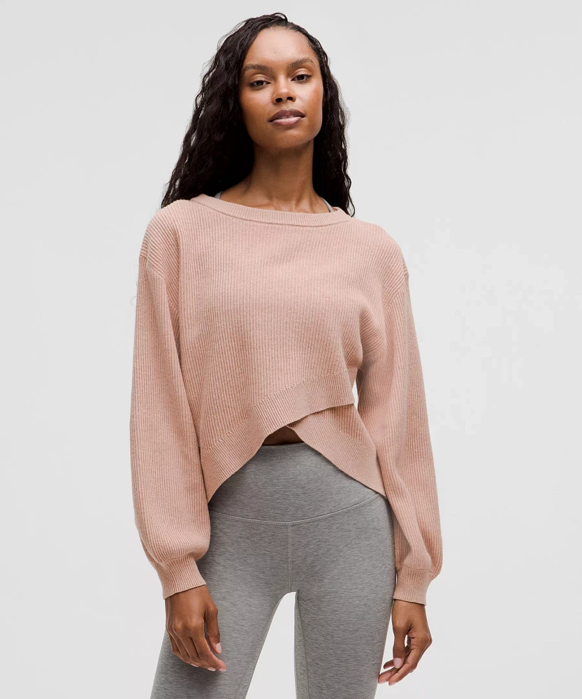 Reversible Crossover Sweater | Women's Sweaters