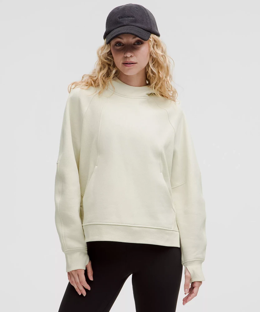 Scuba Oversized Side-Slit Hoodie | Women's Hoodies & Sweatshirts