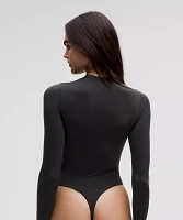 Wundermost Ultra-Soft Nulu Crewneck Long-Sleeve Bodysuit | Women's Bodysuits