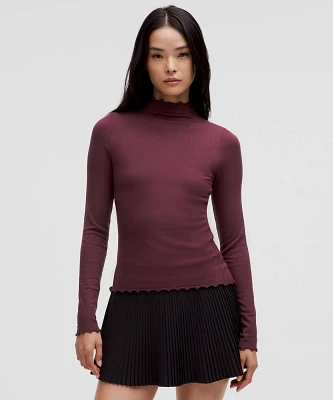 Hold Tight Lettuce-Edge Turtleneck | Women's Sweaters