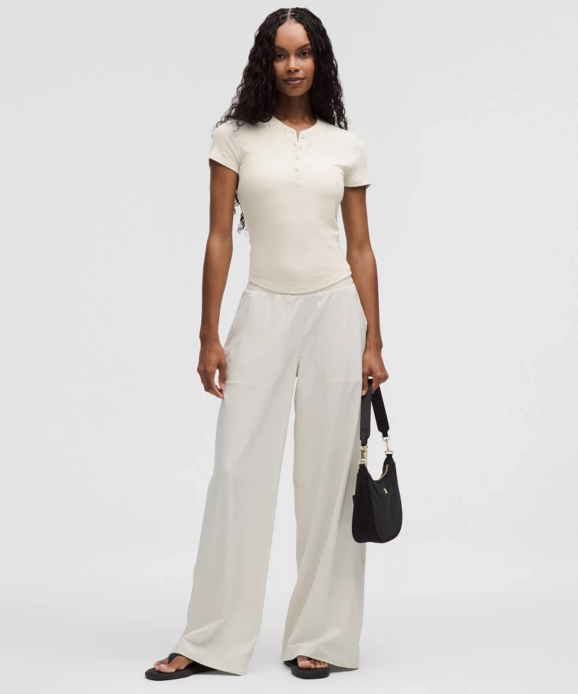 Hold Tight Short-Sleeve Henley | Women's Short Sleeve Shirts & Tee's