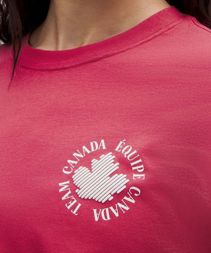 Team Canada Women's Cotton Jersey Graphic T-Shirt *COC Logo | Short Sleeve Shirts & Tee's
