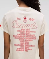 Team Canada Women's Cotton Jersey Graphic T-Shirt *COC Logo | Short Sleeve Shirts & Tee's
