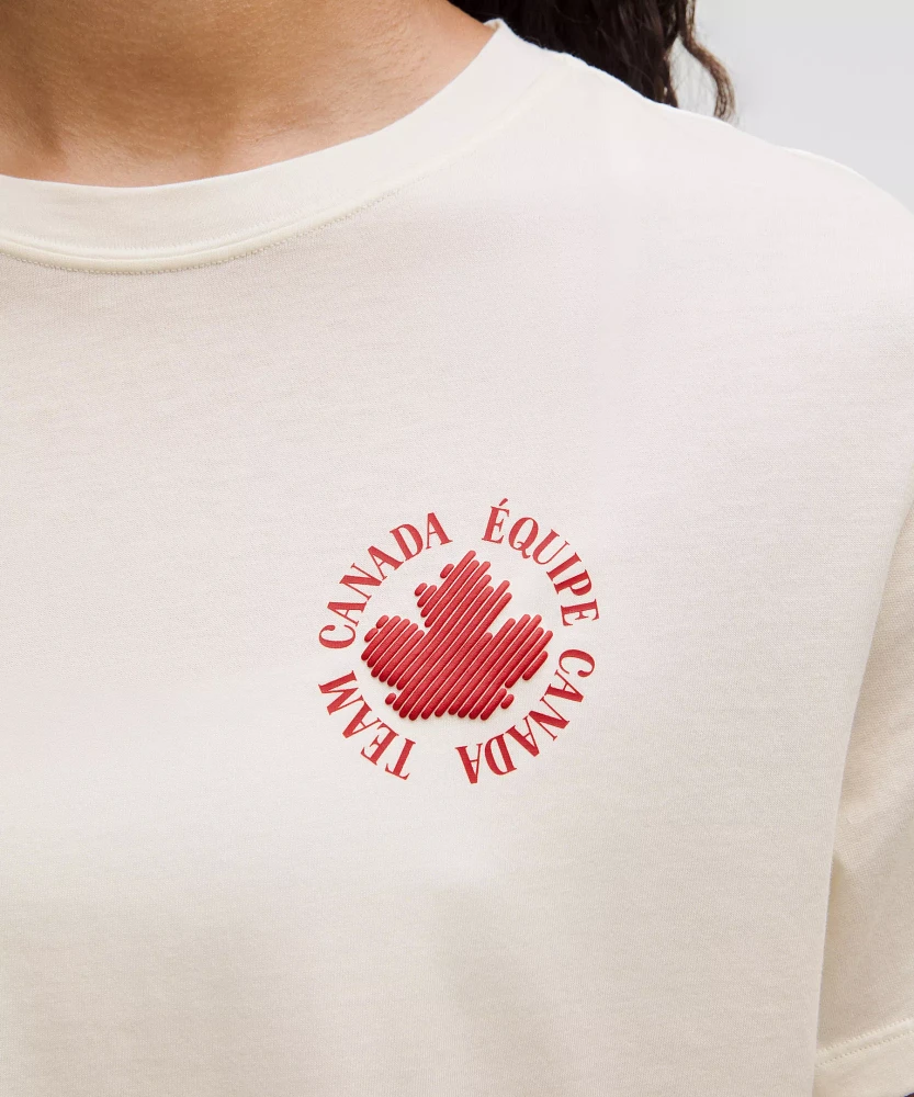 Team Canada Women's Cotton Jersey Graphic T-Shirt *COC Logo | Short Sleeve Shirts & Tee's
