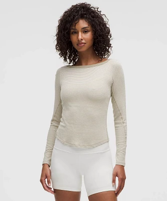 Hold Tight Boatneck Long-Sleeve Shirt | Women's Long Sleeve Shirts