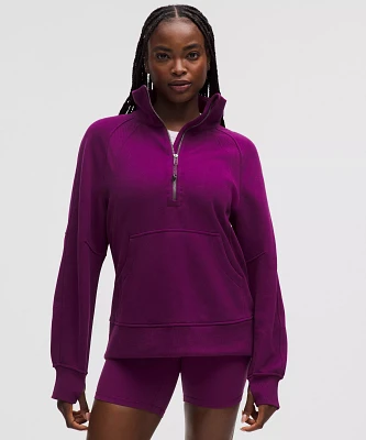Scuba Oversized Funnel-Neck Half Zip *Long | Women's Hoodies & Sweatshirts