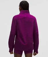 Scuba Oversized Funnel-Neck Half Zip *Long | Women's Hoodies & Sweatshirts