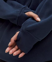 Scuba Oversized Funnel-Neck Half Zip *Long | Women's Hoodies & Sweatshirts
