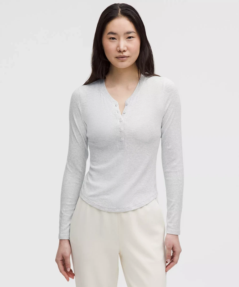 Hold Tight Long-Sleeve Henley | Women's Long Sleeve Shirts