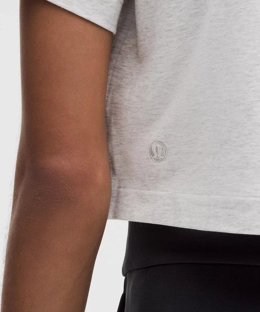 All Yours Organic Cotton Cropped T-Shirt | Women's Short Sleeve Shirts & Tee's