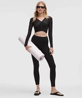 Mesh Wrap-Front Long-Sleeve Shirt | Women's Long Sleeve Shirts