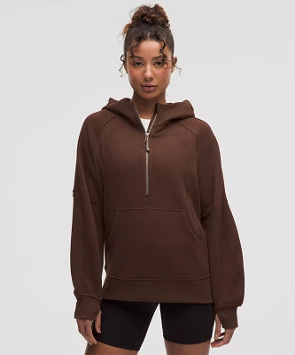 Scuba Oversized Half-Zip Long Hoodie | Women's Hoodies & Sweatshirts