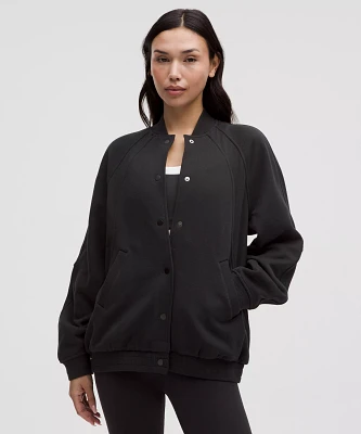 Scuba Oversized Collegiate Jacket | Women's Coats & Jackets