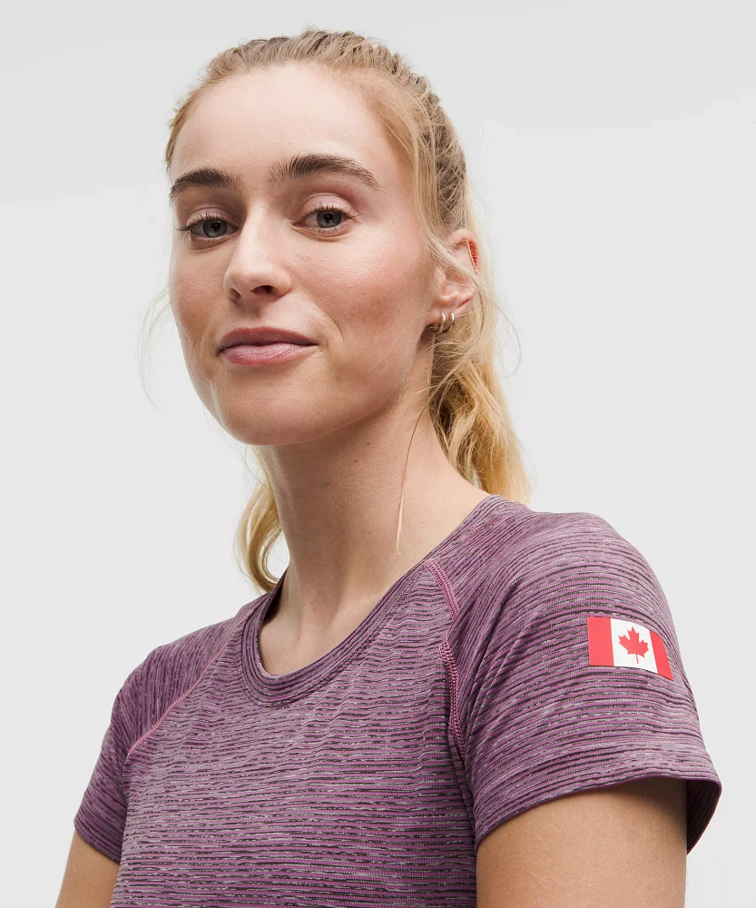 Team Canada Swiftly Tech Short-Sleeve Shirt 2.0 Hip Length *CPC Logo | Women's Shirts