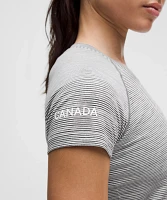 Team Canada Swiftly Tech Short-Sleeve Shirt 2.0 Hip Length *CPC Logo | Women's Shirts