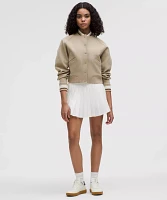 Snap-Front Collegiate Jacket | Women's Coats & Jackets