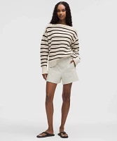 Cotton Crochet Pullover | Women's Sweaters