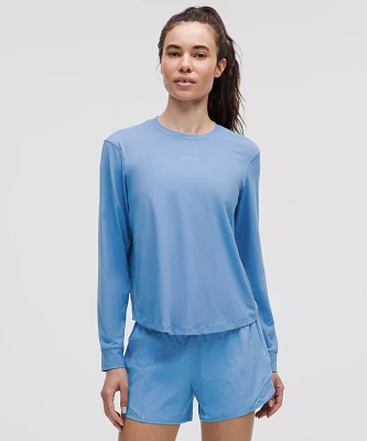 Pace Crush Cross-Back UV-Protective Graphic Long-Sleeve Shirt | Women's Long Sleeve Shirts
