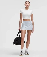Swiftly Pointelle Cropped Short-Sleeve Shirt | Women's Short Sleeve Shirts & Tee's