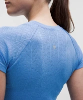Swiftly Pointelle Cropped Short-Sleeve Shirt | Women's Short Sleeve Shirts & Tee's