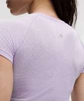 Swiftly Pointelle Cropped Short-Sleeve Shirt | Women's Short Sleeve Shirts & Tee's