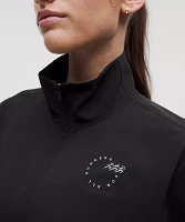 Mile Maker Run Crew Graphic Cinch-Hem Jacket | Women's Coats & Jackets