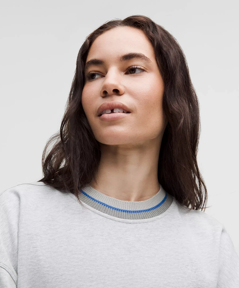 Perfectly Oversized Ringer Crew | Women's Hoodies & Sweatshirts