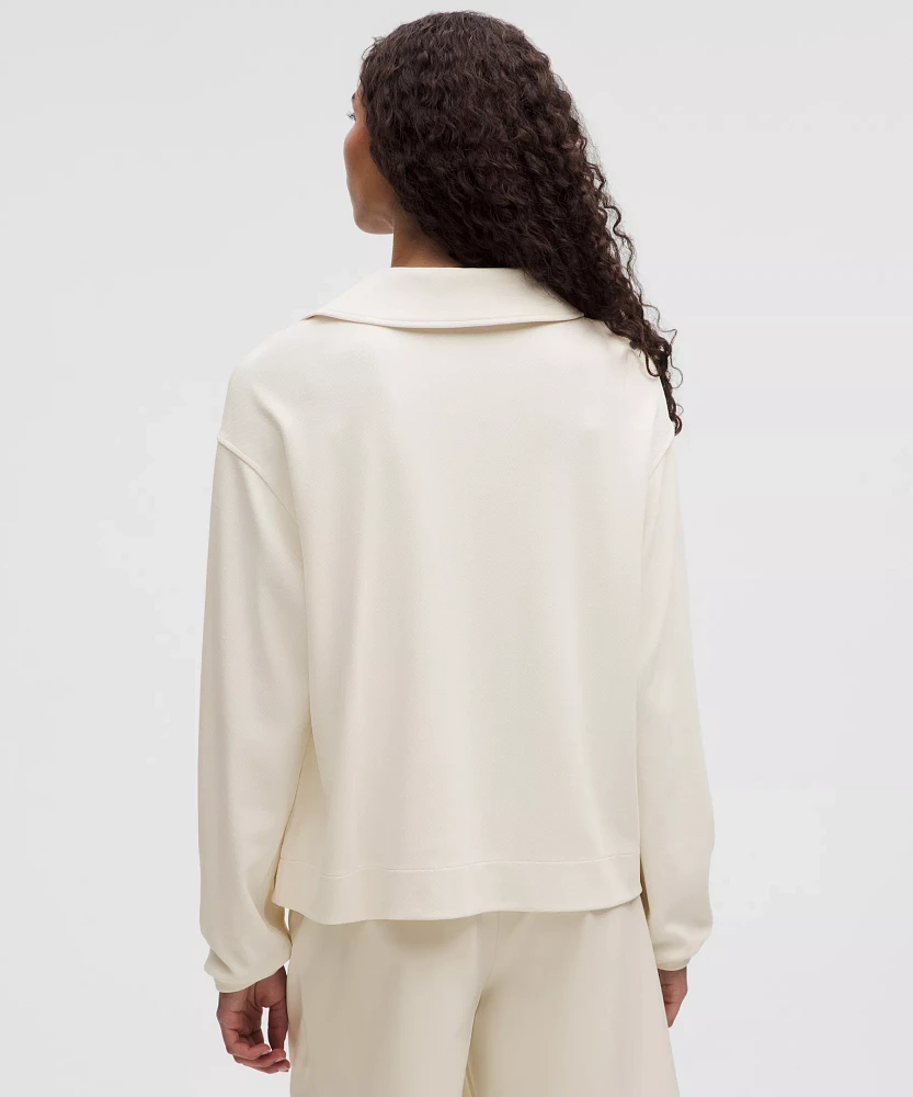 Softstreme Pique Oversized Long-Sleeve Polo Shirt | Women's Shirts