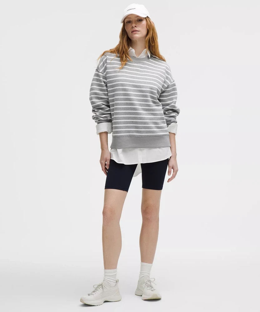 Perfectly Oversized Fleece Crewneck Pullover | Women's Hoodies & Sweatshirts