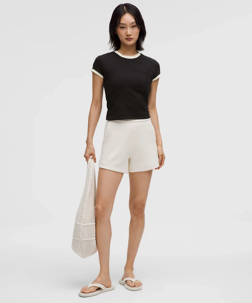 Organic Cotton Ringer Baby Tee | Women's Short Sleeve Shirts & Tee's