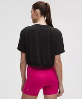 Jersey Training Elastic-Hem Short-Sleeve Shirt | Women's Short Sleeve Shirts & Tee's