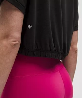 Jersey Training Elastic-Hem Short-Sleeve Shirt | Women's Short Sleeve Shirts & Tee's