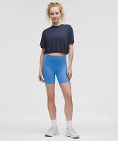 Jersey Training Elastic-Hem Short-Sleeve Shirt | Women's Short Sleeve Shirts & Tee's