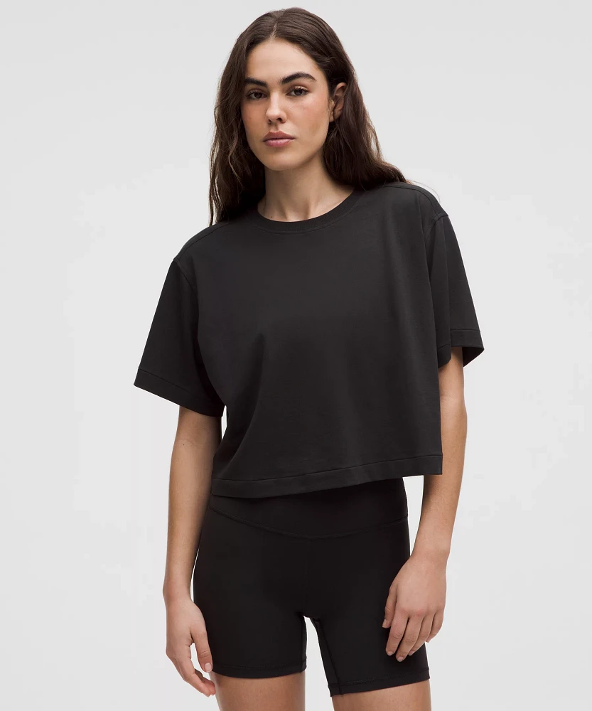 All Yours Organic Cotton Cropped T-Shirt | Women's Short Sleeve Shirts & Tee's