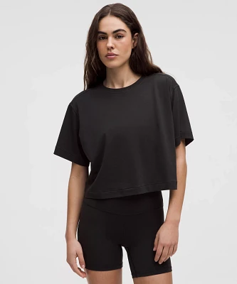 All Yours Organic Cotton Cropped T-Shirt | Women's Short Sleeve Shirts & Tee's