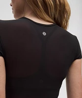 Nulu Mesh-Back Baby Tee | Women's Short Sleeve Shirts & Tee's