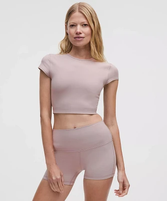 Nulu Mesh-Back Baby Tee | Women's Short Sleeve Shirts & Tee's