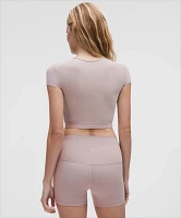 Nulu Mesh-Back Baby Tee | Women's Short Sleeve Shirts & Tee's