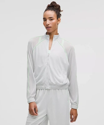 Mesh Full-Zip Training Jacket | Women's Coats & Jackets