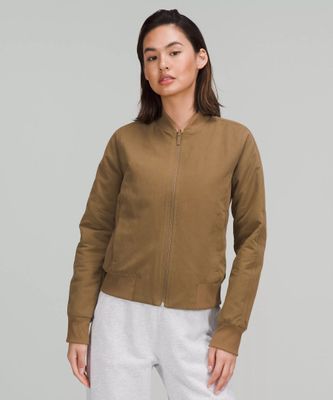 Non-Stop Cotton Bomber Jacket | Women's Coats & Jackets