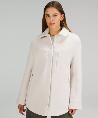 Insulated Wool Shirt Jacket | Women's Coats & Jackets